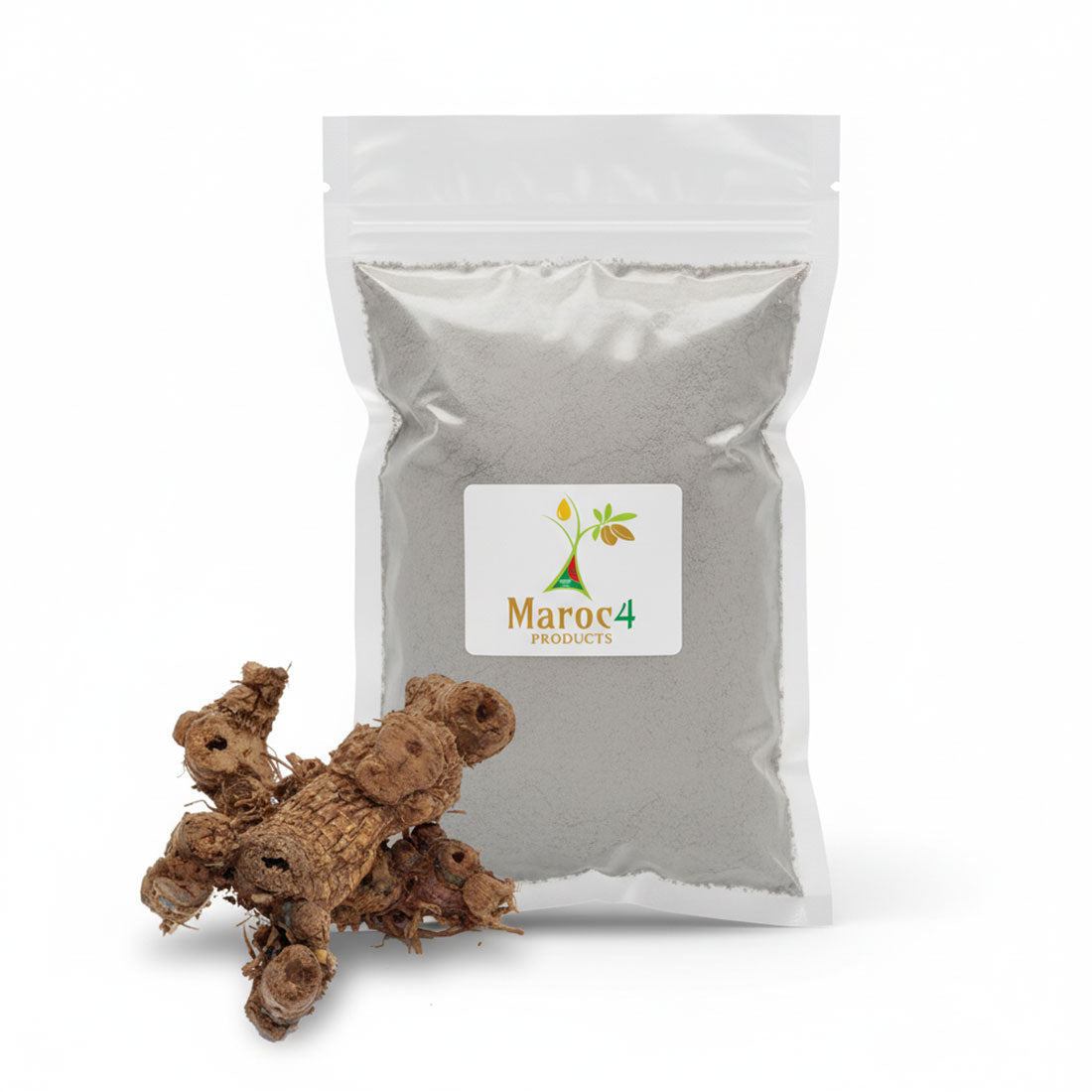 جذور قصب السكر - مطحونة